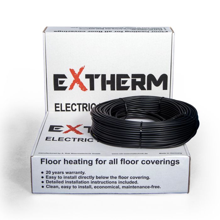 Кабель нагрівальний двожильний Extherm 73 м