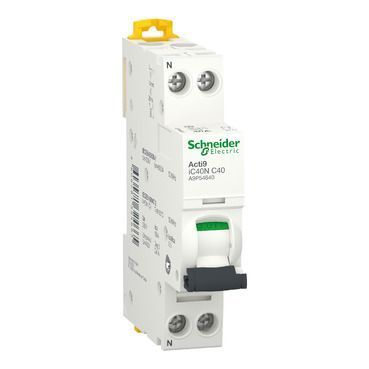Автоматичний вимикач Acti9 iC40N 40 А 1P+N B 6 кА